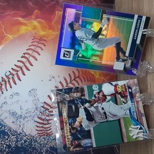 Aaron Judge all star rookie cup card and purple holo card